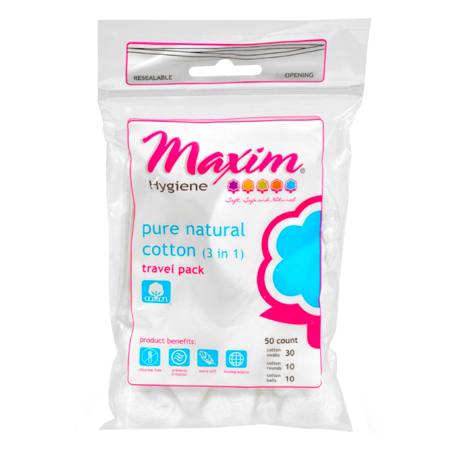 Natural Cotton 3-in-1 Travel Pack