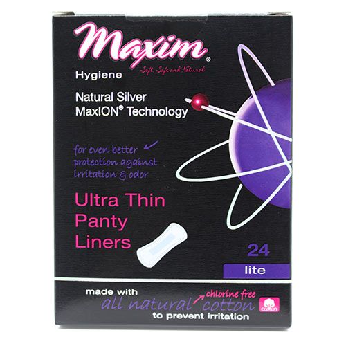 MaxION - Ultra Thin Anatomical Wrapped Pantiliners, Light